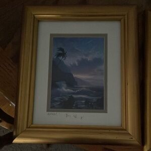 Paint photo signed frame